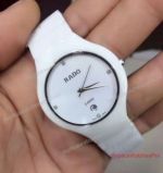 White Watch Rado Duplicate Rado True Lady Watches With White Ceramic